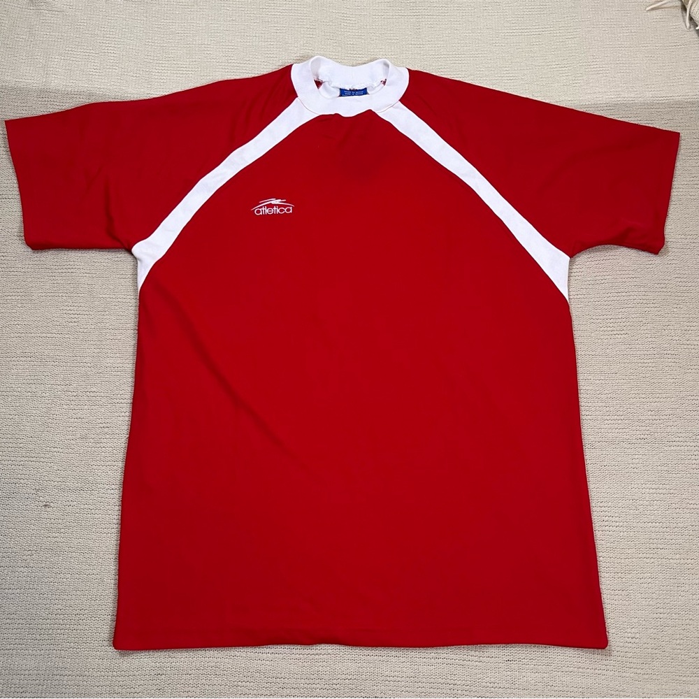 Vintage Men’s Atletica‎ Jersey Size XL Red #15 Short Sleeve